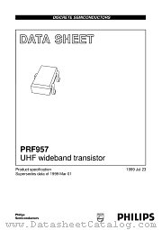 PRF957 datasheet pdf NXP Semiconductors
