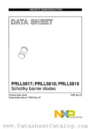 PRLL5819 datasheet pdf NXP Semiconductors