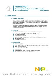 PRTR5V0U1T datasheet pdf NXP Semiconductors