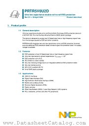 PRTR5V0U2D datasheet pdf NXP Semiconductors
