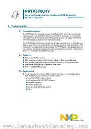 PRTR5V0U4Y datasheet pdf NXP Semiconductors