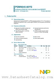 PSMN045-80YS datasheet pdf NXP Semiconductors