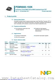 PSMN085-150K datasheet pdf NXP Semiconductors