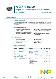 PSMN1R2-25YLC datasheet pdf NXP Semiconductors