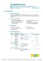 PSMN1R5-30YL datasheet pdf NXP Semiconductors