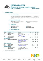 PSMN1R6-30BL datasheet pdf NXP Semiconductors