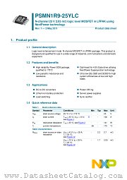 PSMN1R9-25YLC datasheet pdf NXP Semiconductors