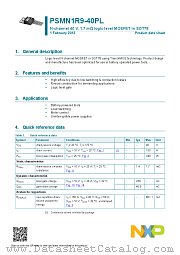PSMN1R9-40PL datasheet pdf NXP Semiconductors