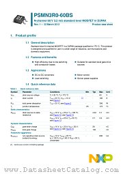 PSMN3R0-60BS datasheet pdf NXP Semiconductors