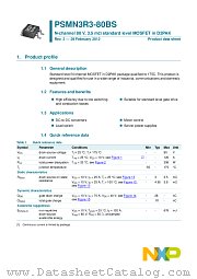 PSMN3R3-80BS datasheet pdf NXP Semiconductors