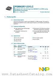 PSMN3R7-25YLC datasheet pdf NXP Semiconductors