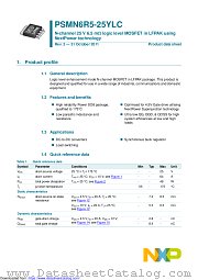 PSMN6R5-25YLC datasheet pdf NXP Semiconductors