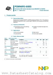 PSMN6R5-80BS datasheet pdf NXP Semiconductors