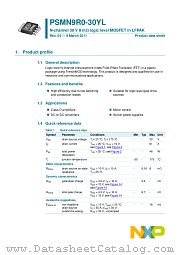 PSMN9R0-30YL datasheet pdf NXP Semiconductors