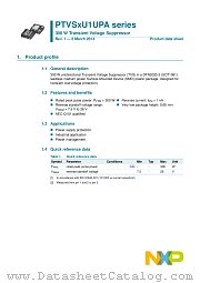 PTVS12VU1UPA datasheet pdf NXP Semiconductors