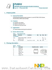 PUMX2 datasheet pdf NXP Semiconductors