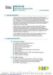 PX1011BI-EL1 datasheet pdf NXP Semiconductors