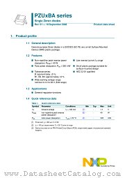 PZU24B3A datasheet pdf NXP Semiconductors