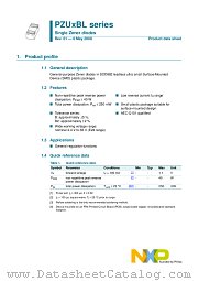 PZU5.6BL datasheet pdf NXP Semiconductors