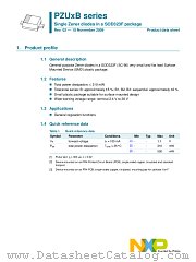 PZU22B datasheet pdf NXP Semiconductors