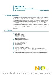 SA58672TK datasheet pdf NXP Semiconductors