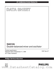 SA612AN datasheet pdf NXP Semiconductors