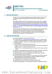 SAF1761BE datasheet pdf NXP Semiconductors