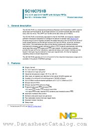 SC16C751BIBS datasheet pdf NXP Semiconductors