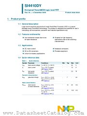 SI4410DY datasheet pdf NXP Semiconductors