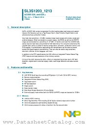 SL3S1213FTB0 datasheet pdf NXP Semiconductors