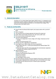 SSL21101T datasheet pdf NXP Semiconductors