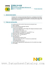 SSL21151T datasheet pdf NXP Semiconductors