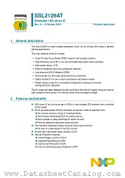SSL2129AT datasheet pdf NXP Semiconductors