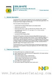 SSL5018TE datasheet pdf NXP Semiconductors