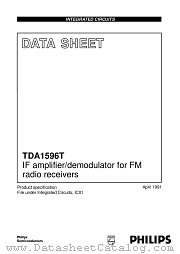 TDA1596T datasheet pdf NXP Semiconductors
