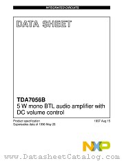 TDA7056B datasheet pdf NXP Semiconductors