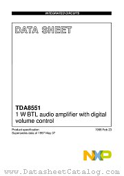 TDA8551T datasheet pdf NXP Semiconductors