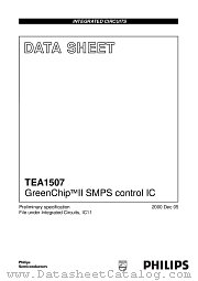 TEA1507P datasheet pdf NXP Semiconductors