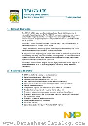 TEA1731LTS datasheet pdf NXP Semiconductors