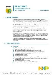 TEA1733AT datasheet pdf NXP Semiconductors