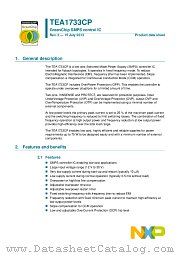 TEA1733CP datasheet pdf NXP Semiconductors