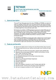 TEF6686HN datasheet pdf NXP Semiconductors