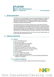 TJA1021TK datasheet pdf NXP Semiconductors
