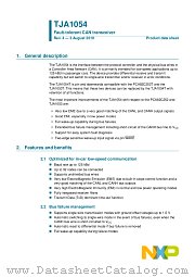 TJA1054T datasheet pdf NXP Semiconductors