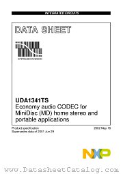 UDA1341TS datasheet pdf NXP Semiconductors