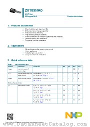 Z0109NA0 datasheet pdf NXP Semiconductors