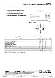 BUPD1520 datasheet pdf Power Innovations