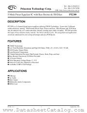PT2389 datasheet pdf Princeton Technology Corporation