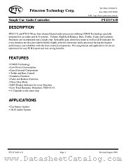 PT2317B datasheet pdf Princeton Technology Corporation