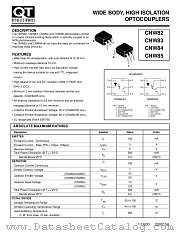 CNW84 datasheet pdf QT Optoelectronics